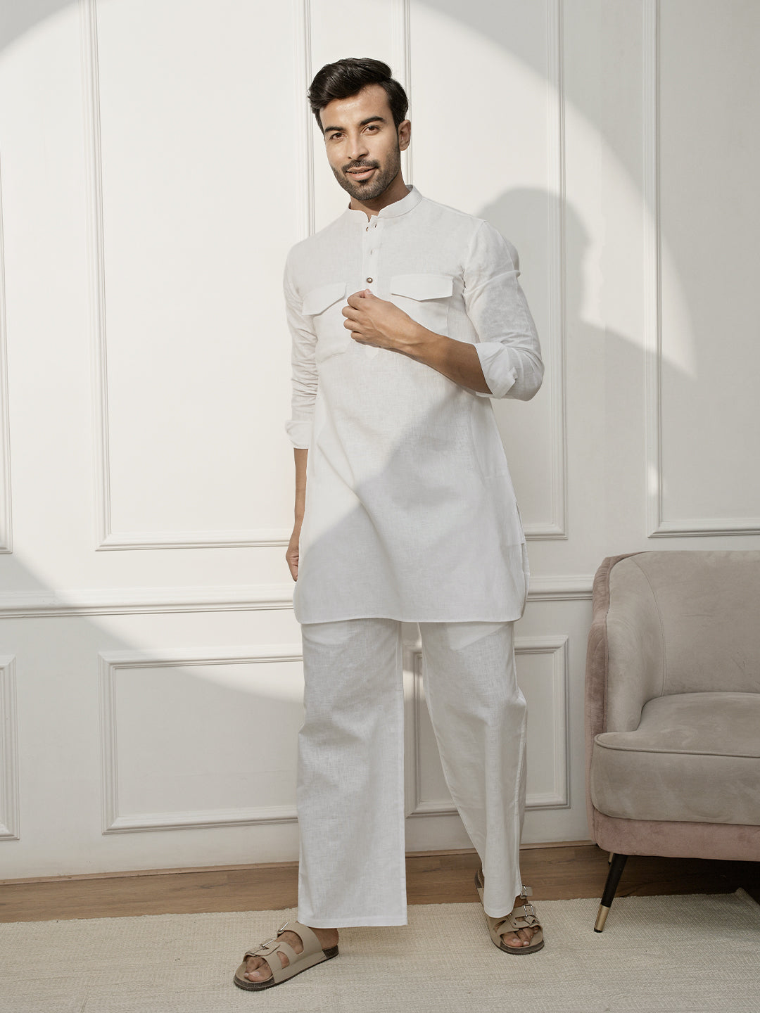cotton kurta pyjama men