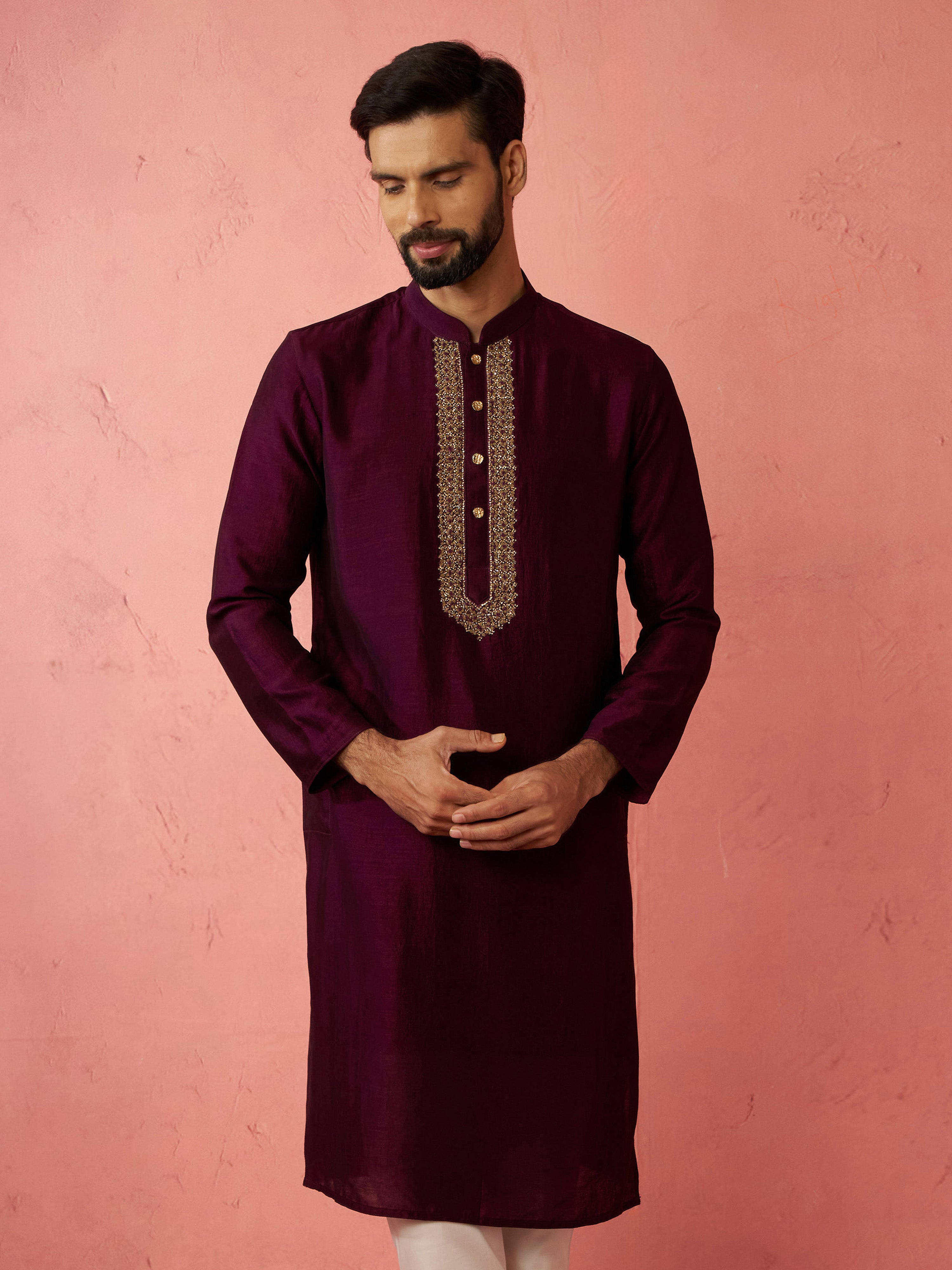plus size kurta for men