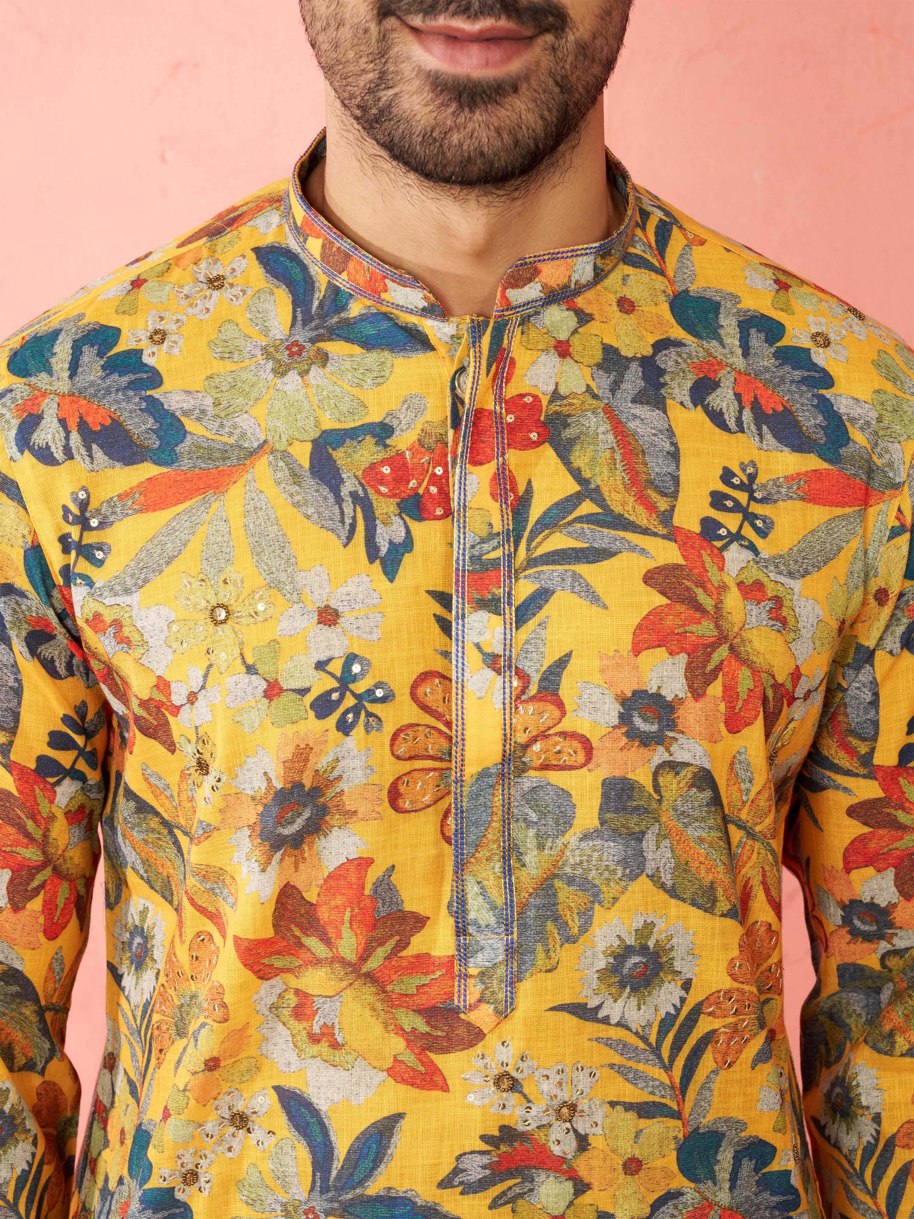 cotton kurta pyjama men