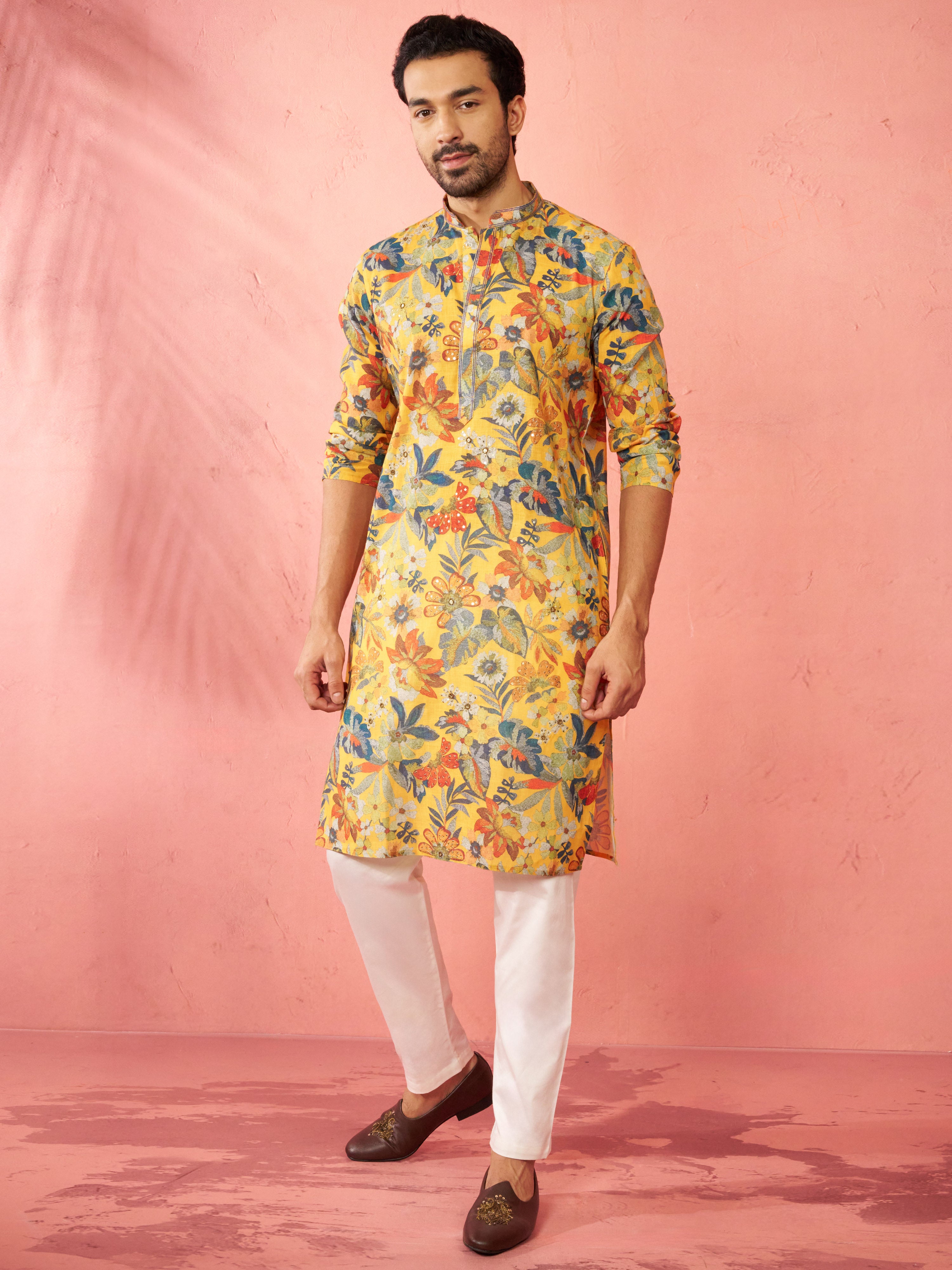 cotton kurta pyjama men