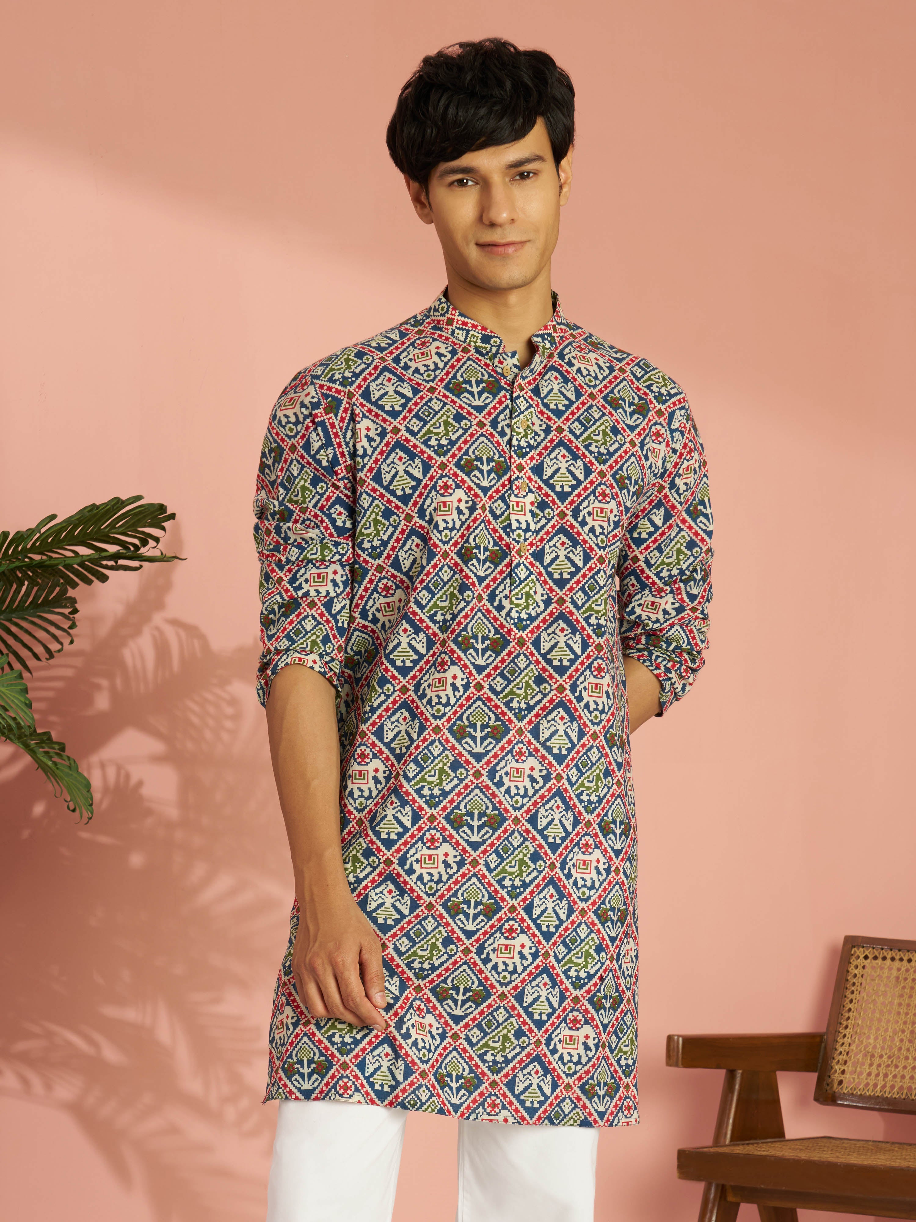 plus size kurta for men