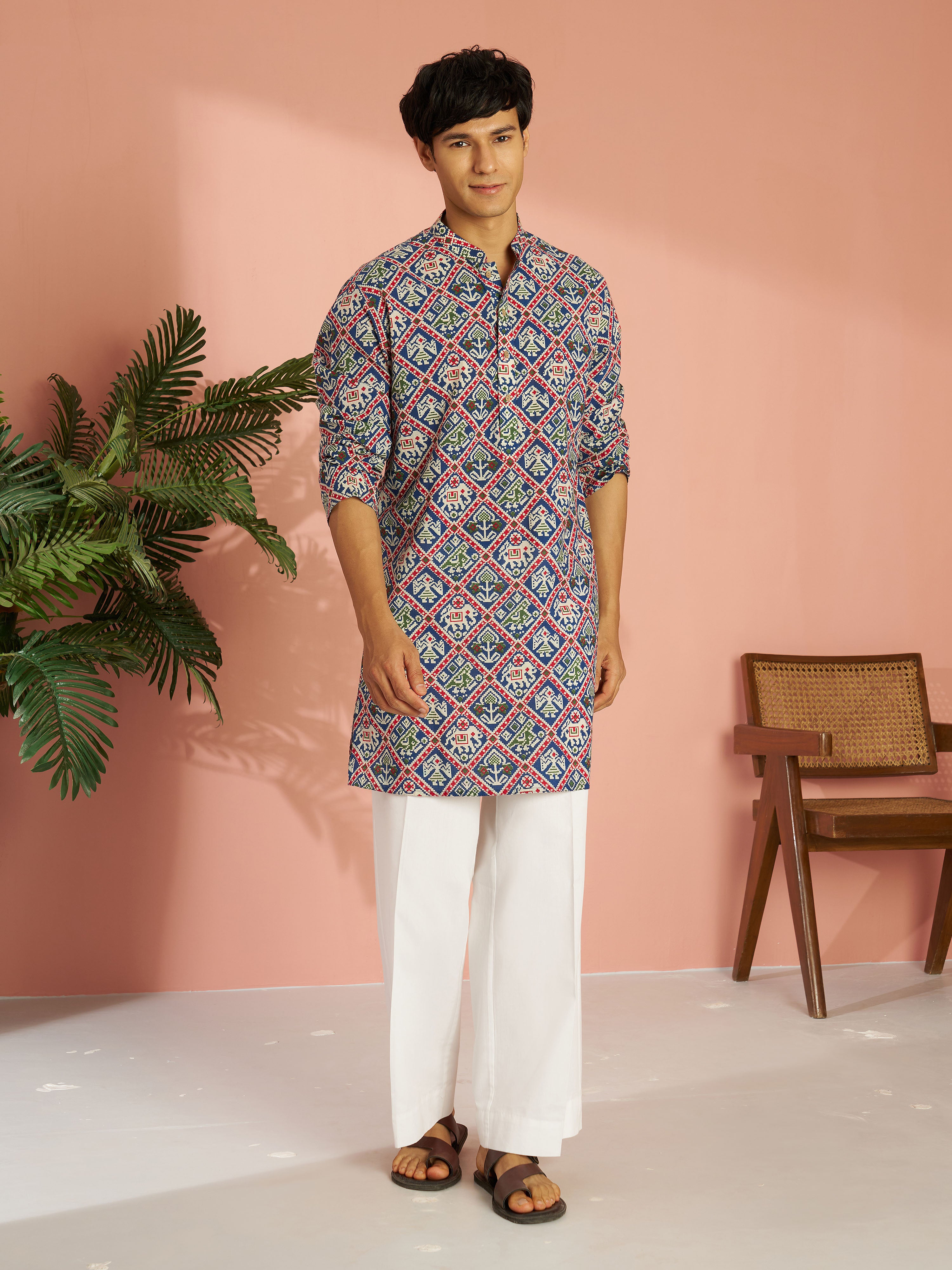 plus size kurta for men