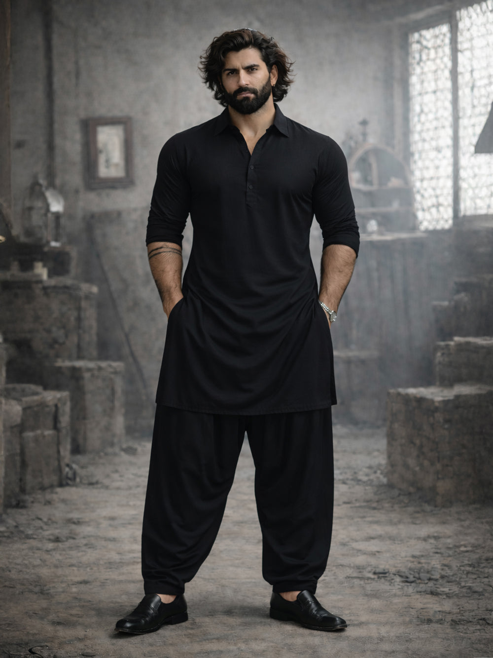 men’s kurta set