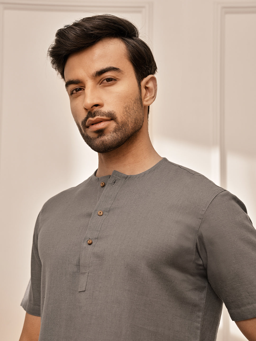 cotton yoga kurta for men