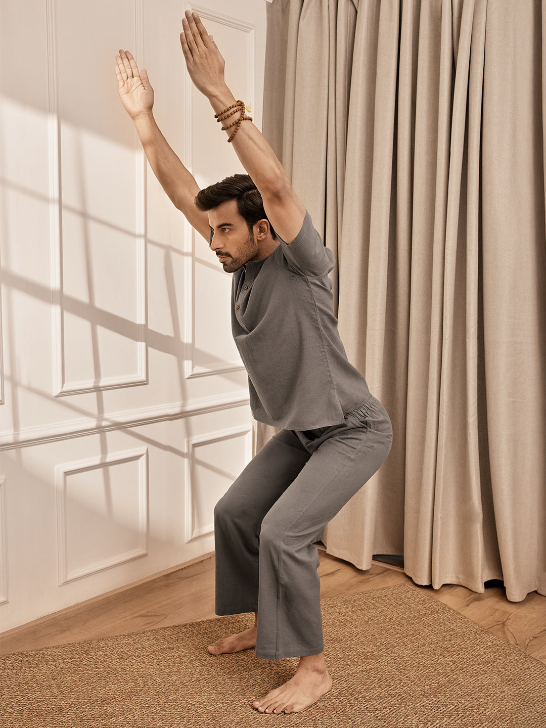 cotton yoga kurta for men