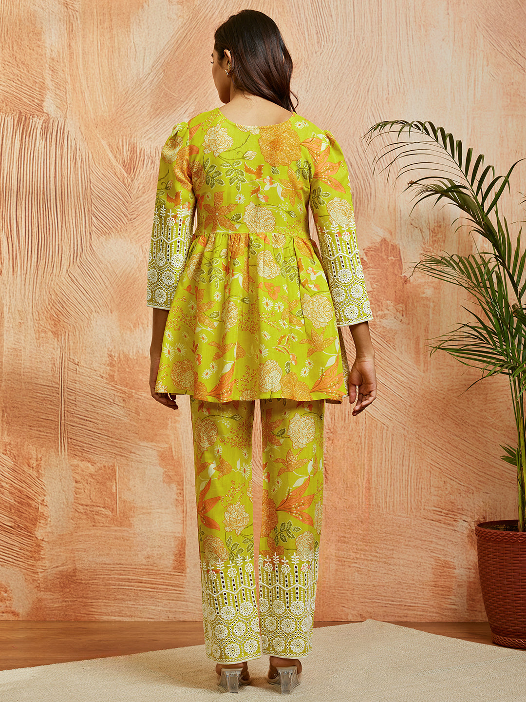 Women's Pista Green Co Ords Set