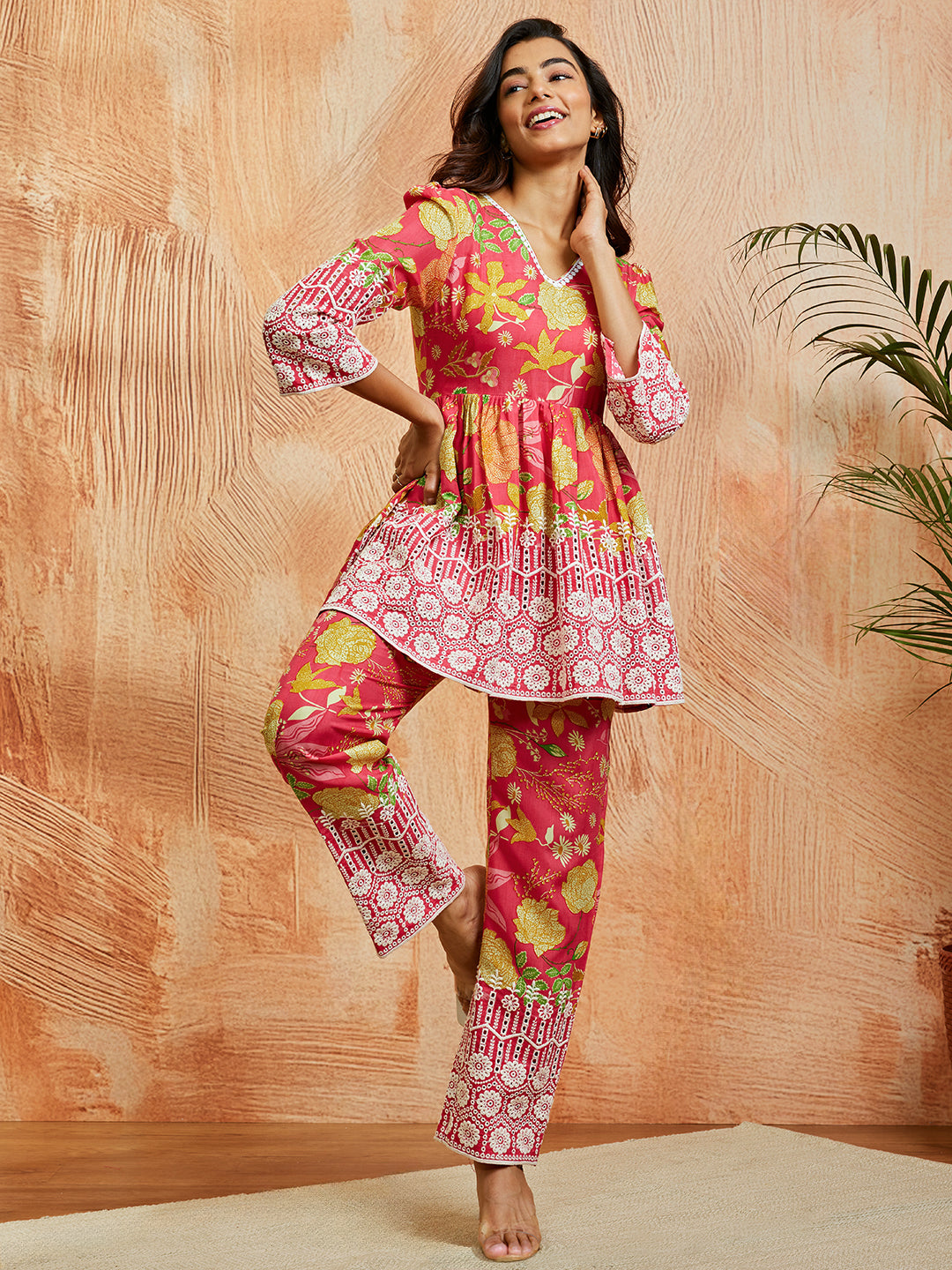 Women's Pink Co Ords Set