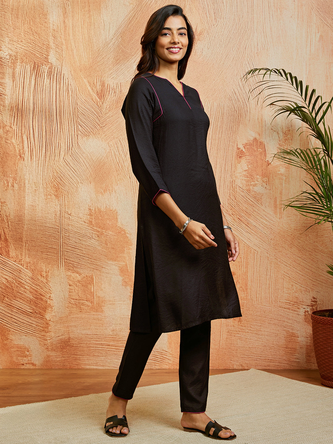 Women's Black Co Ords Set