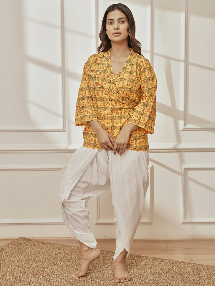 Dhoti pant top set for women