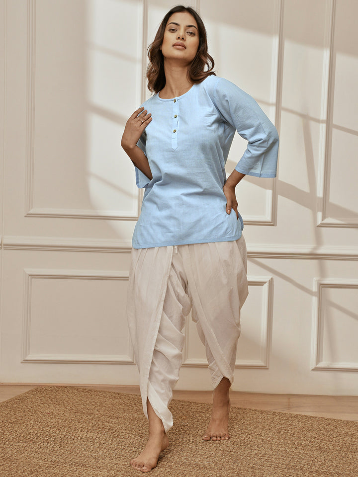 Women dhoti pant yoga set
