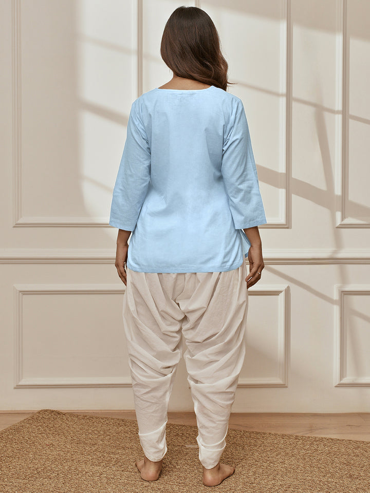 Women dhoti pant yoga set