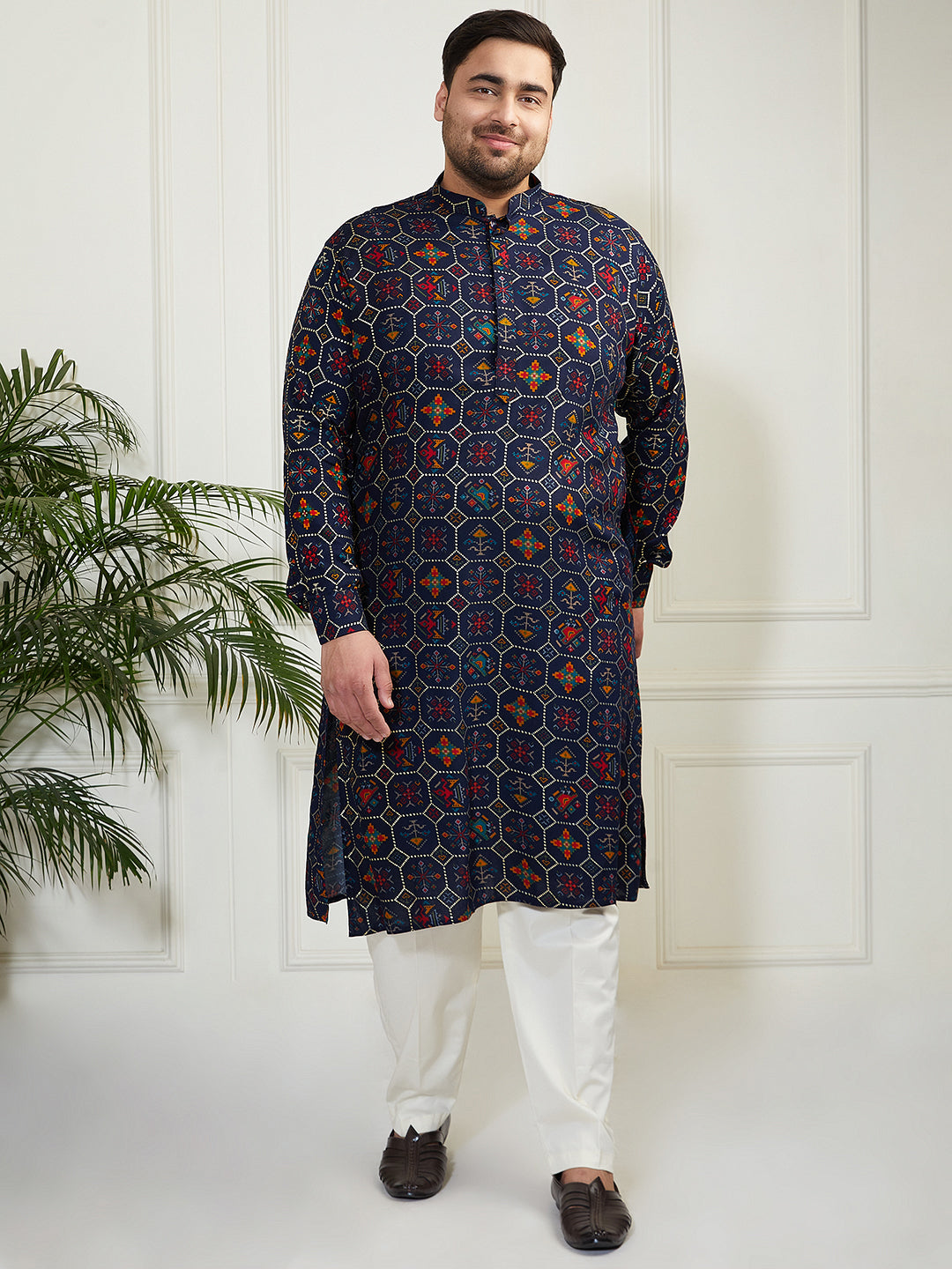 plus size kurta for men