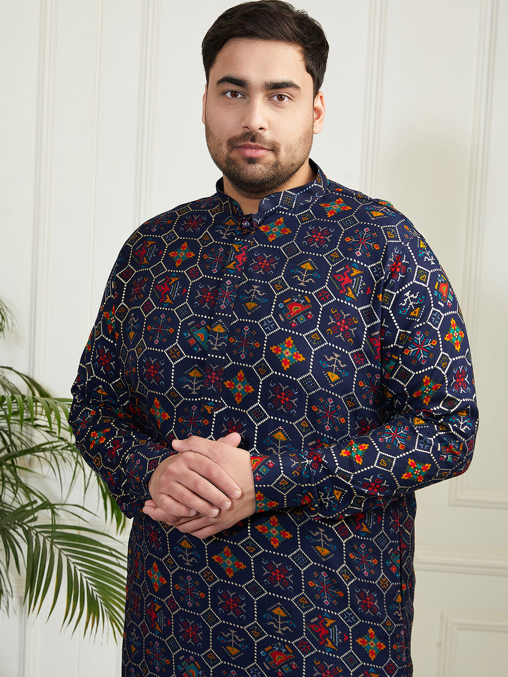 plus size kurta for men