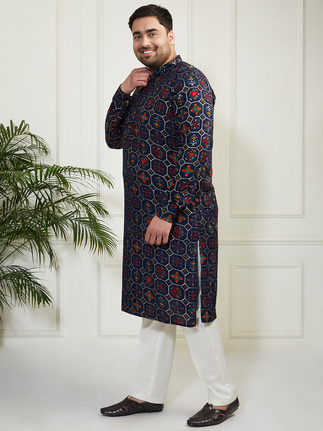 plus size kurta for men