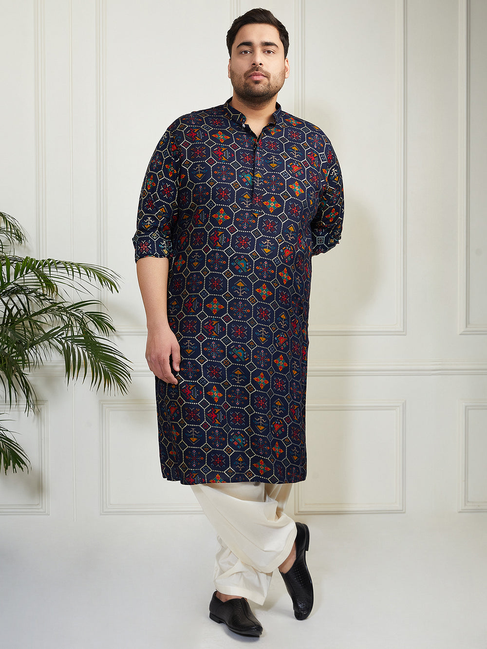 plus size kurta for men