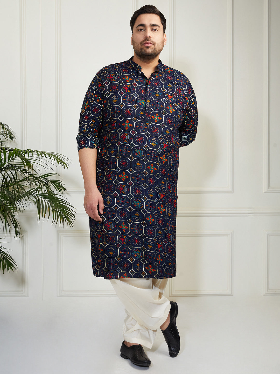 plus size kurta for men