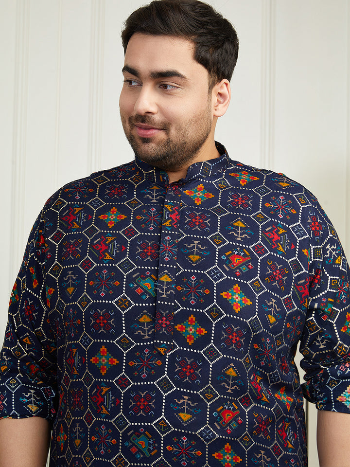 plus size kurta for men