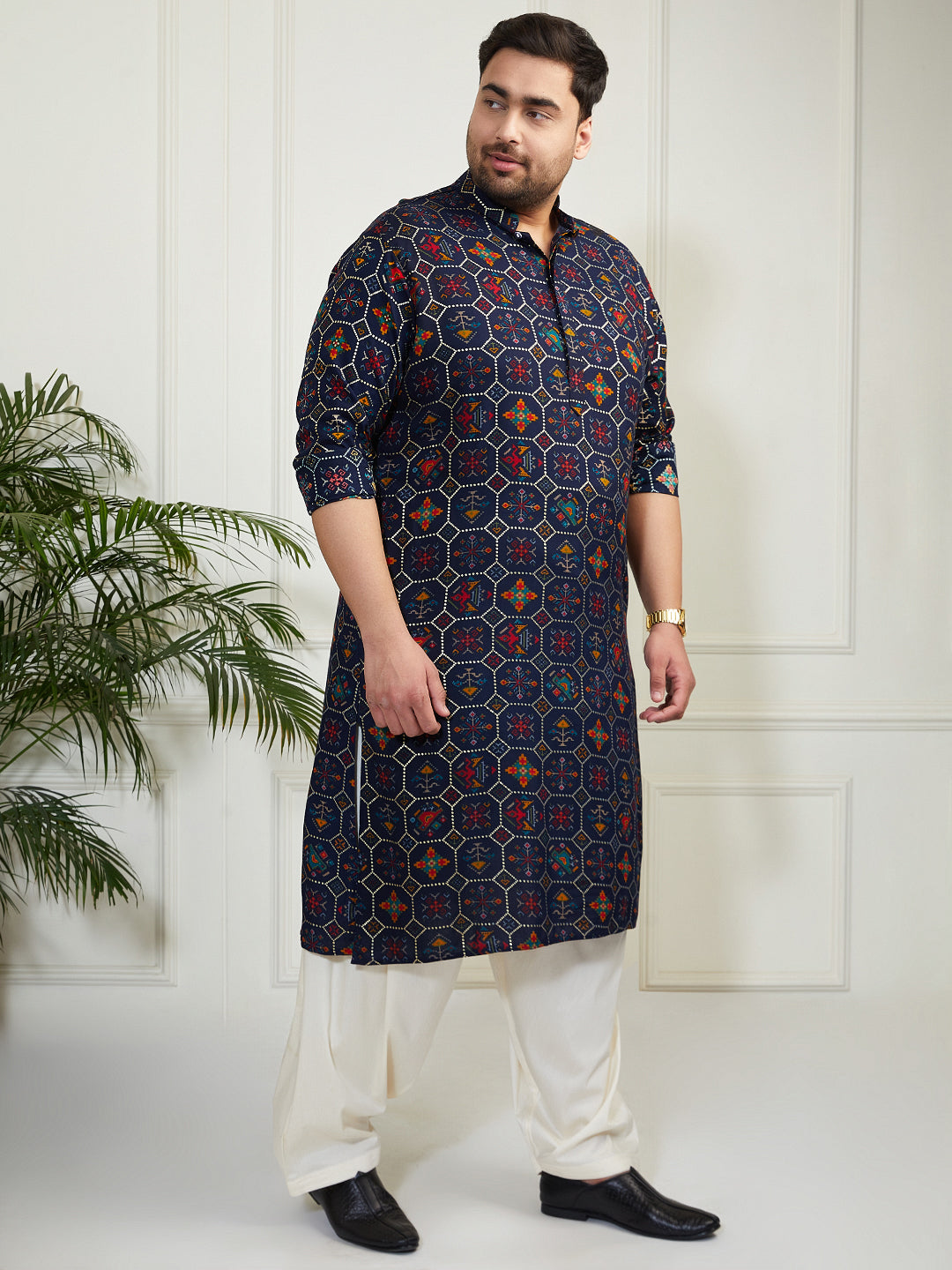 plus size kurta for men