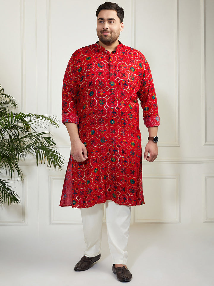 plus size kurta for men