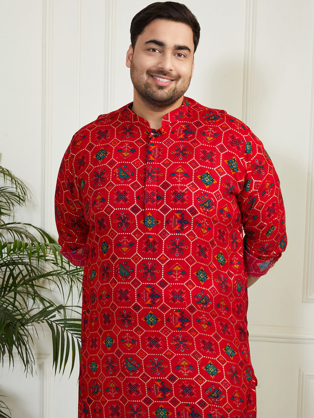 plus size kurta for men