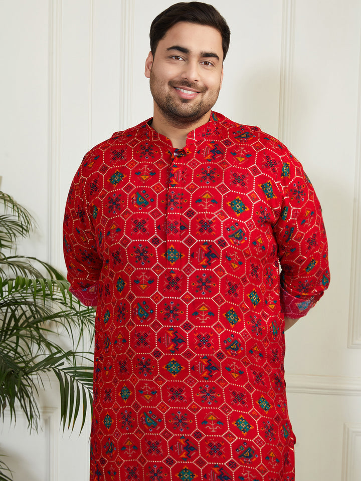 plus size kurta for men
