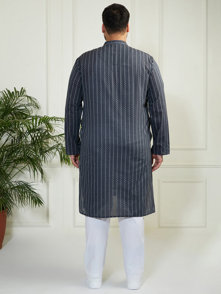 plus size kurta for men