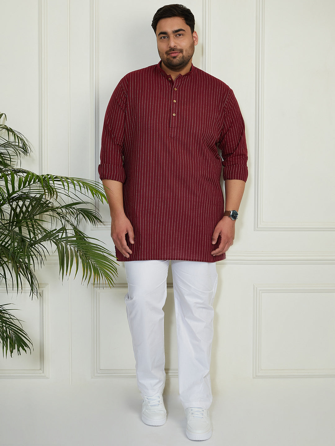 plus size kurta for men