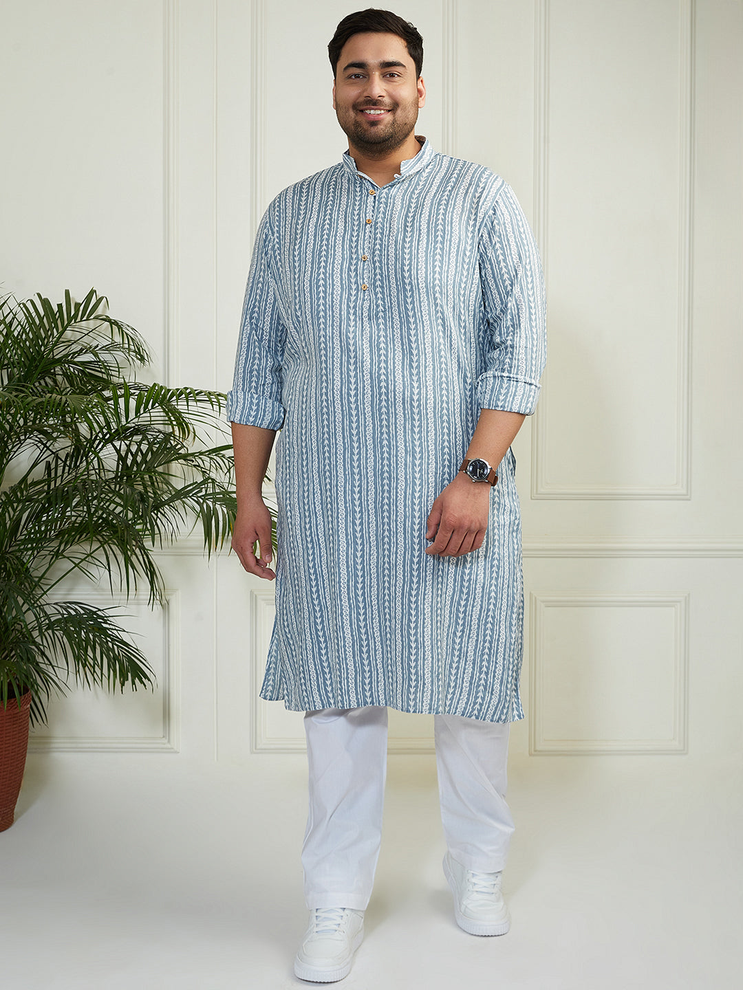 plus size kurta for men