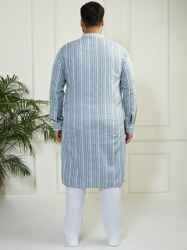 plus size kurta for men