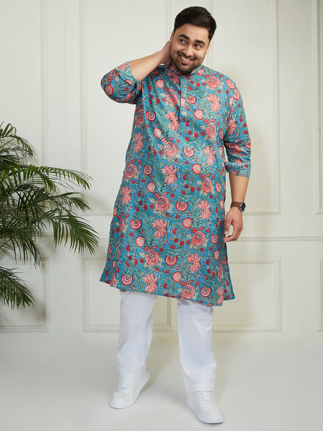 plus size kurta for men