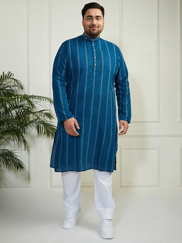 plus size kurta for men