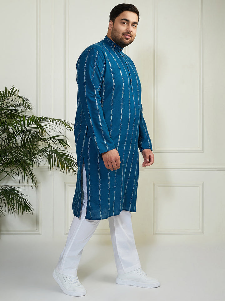 plus size kurta for men
