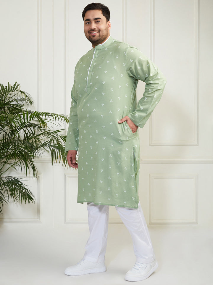 plus size kurta for men