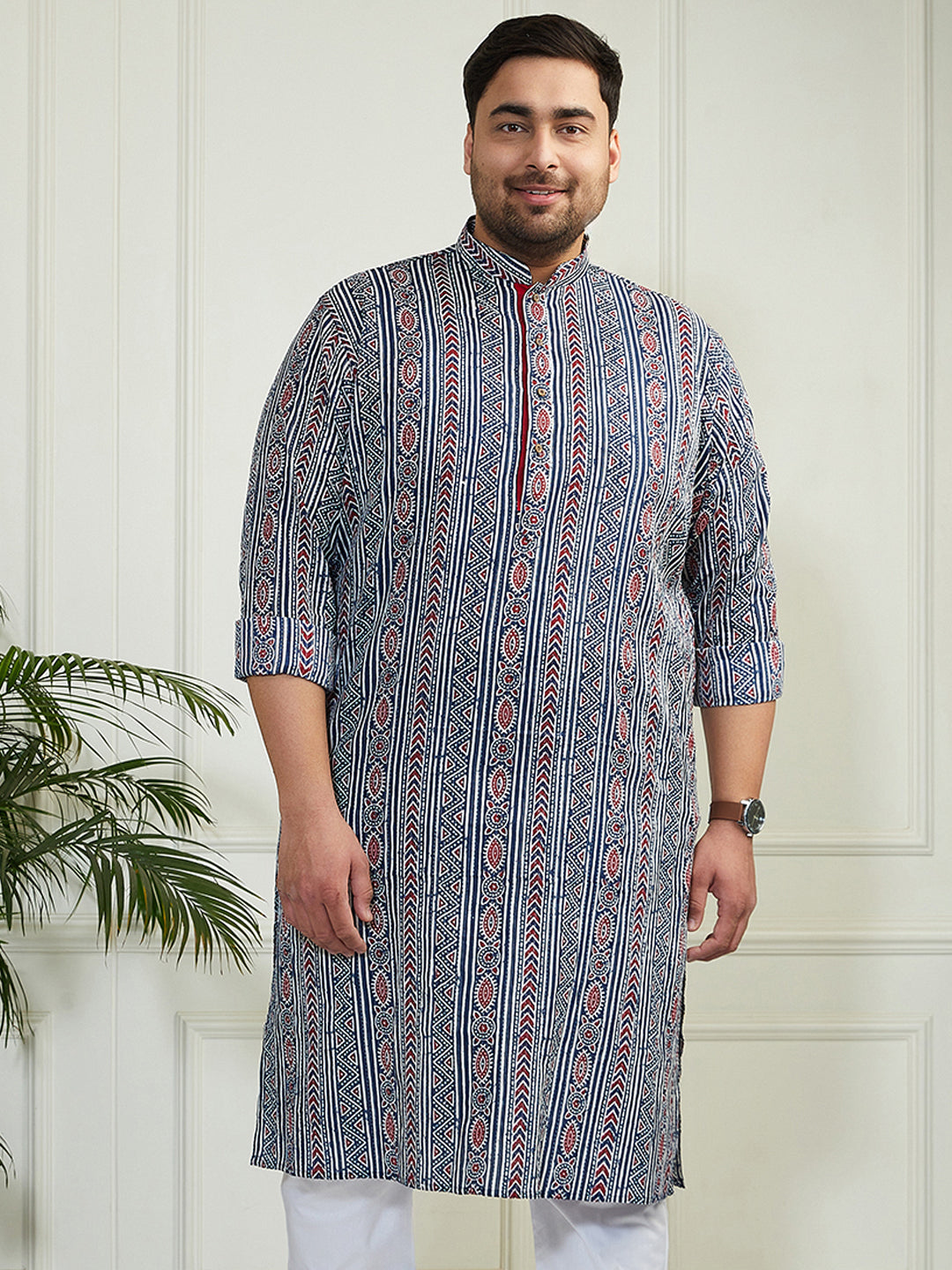 plus size kurta for men