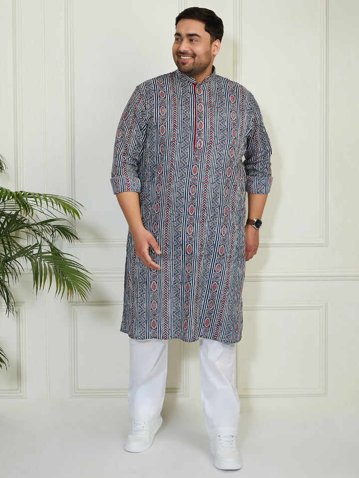 plus size kurta for men