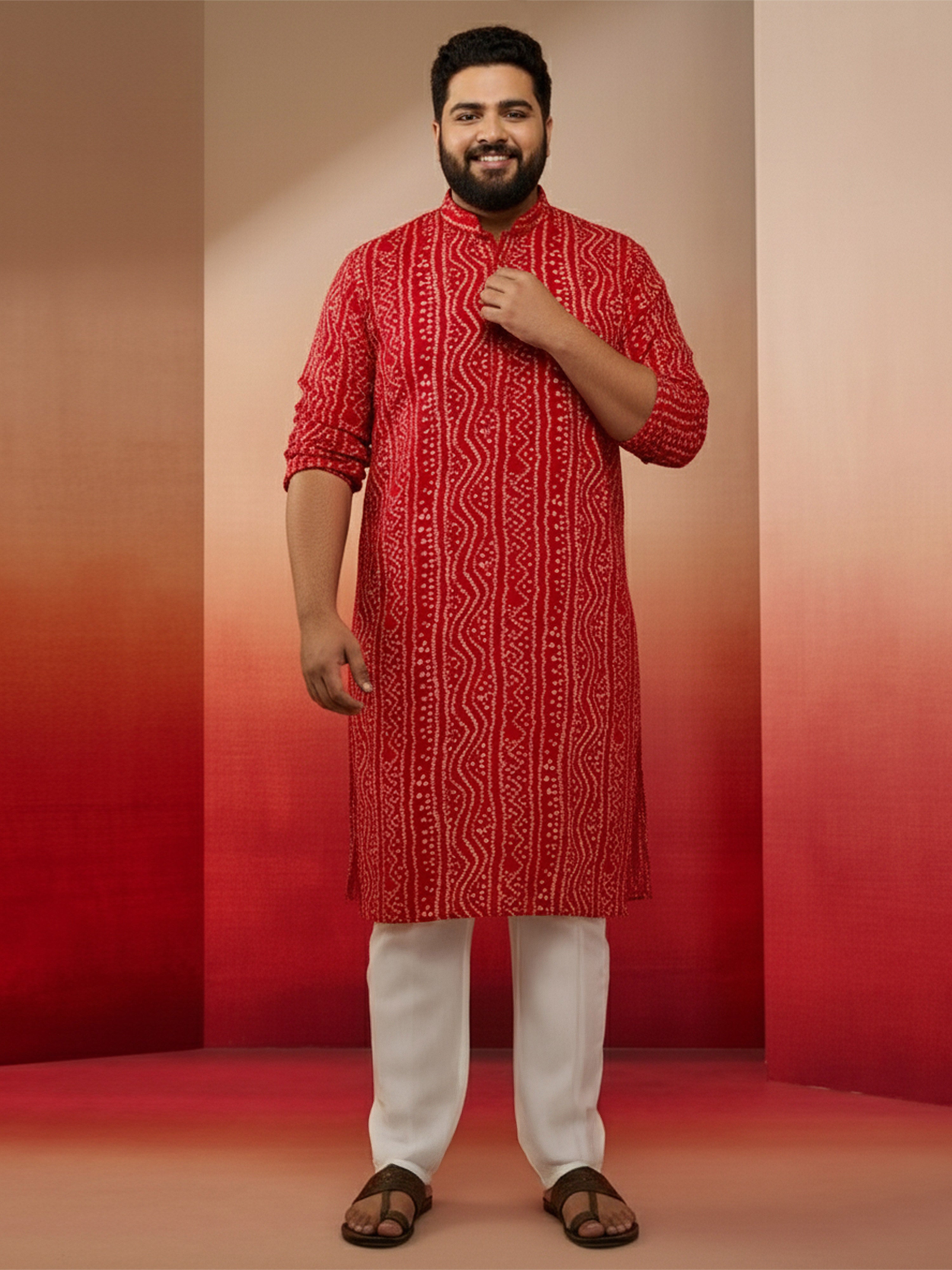 plus size kurta for men