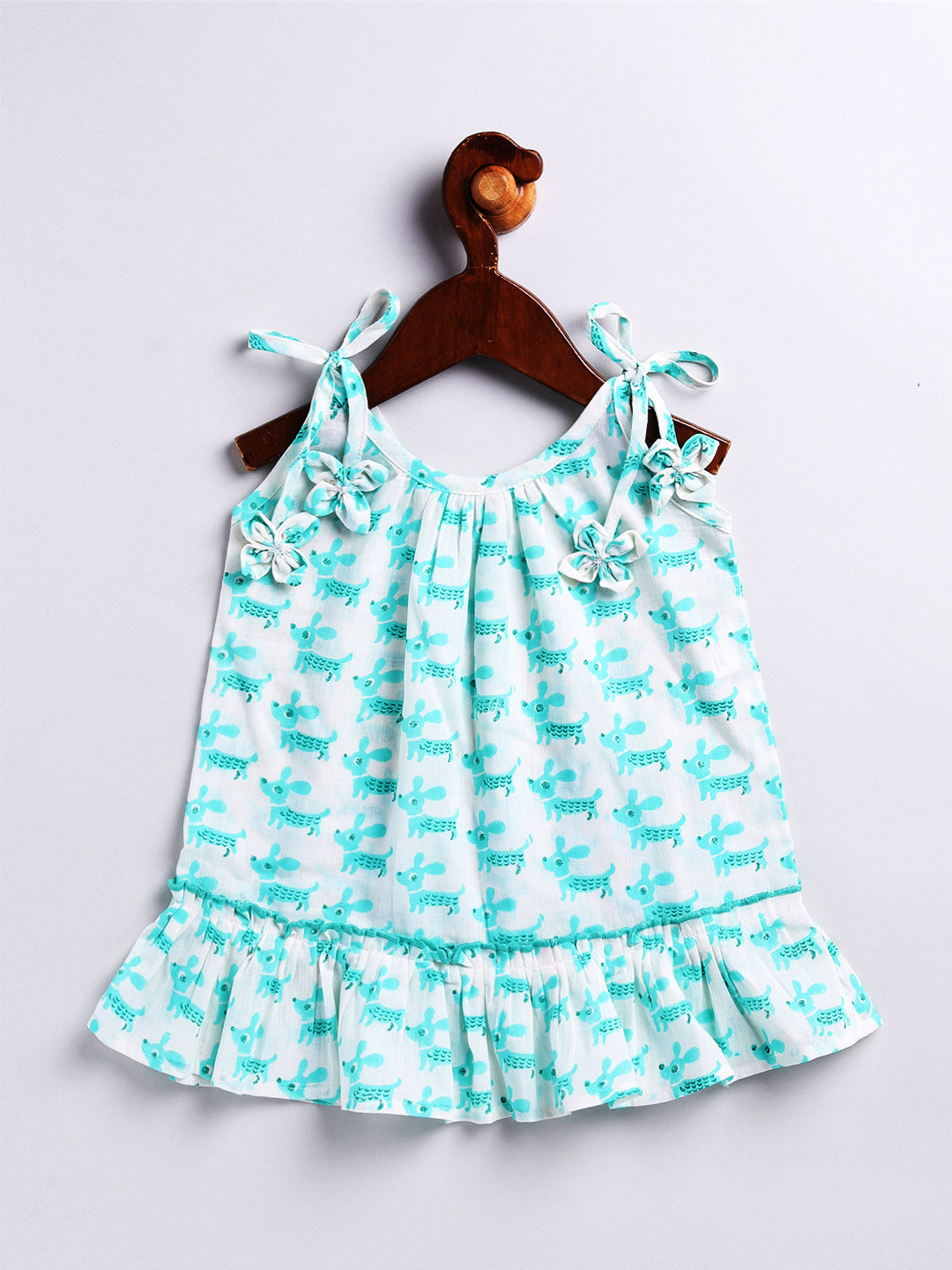 Girl's' Aqua Dress
