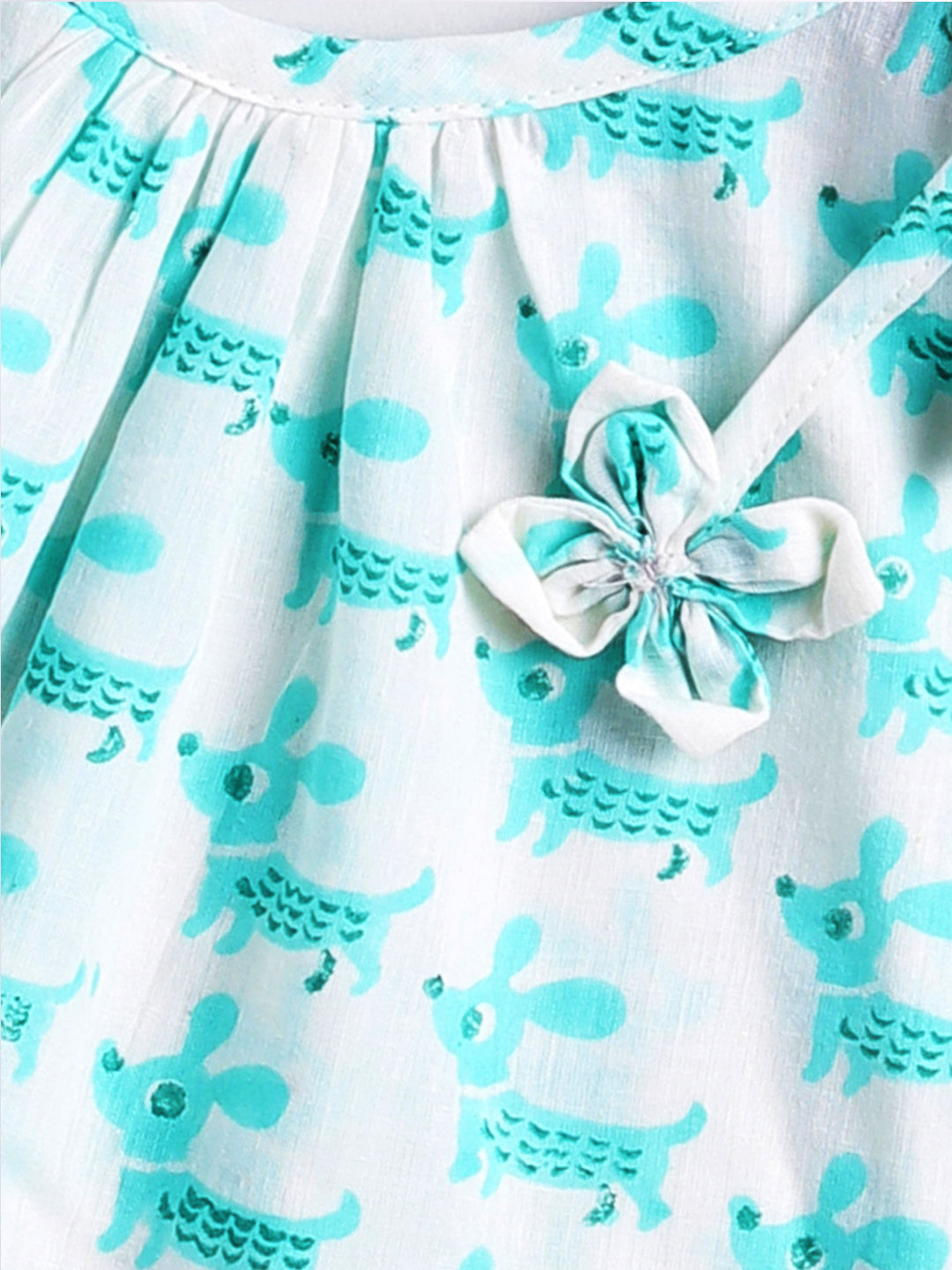 Girl's' Aqua Dress