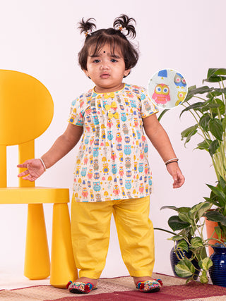 VASTRAMAY Girls' Multi Color Kurta Set