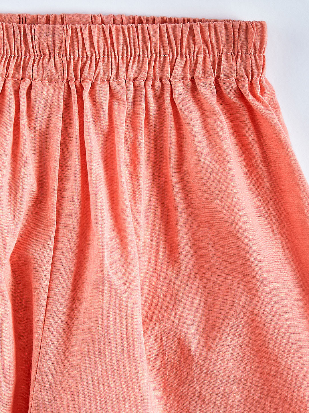 Girls Pink Kurta Pant Set