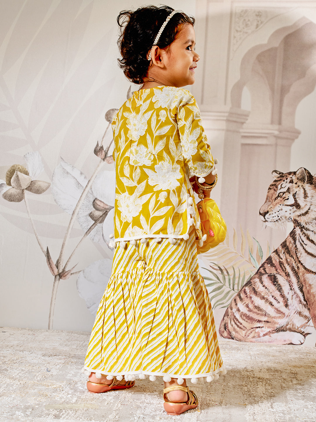Girls Cotton Kurta Set