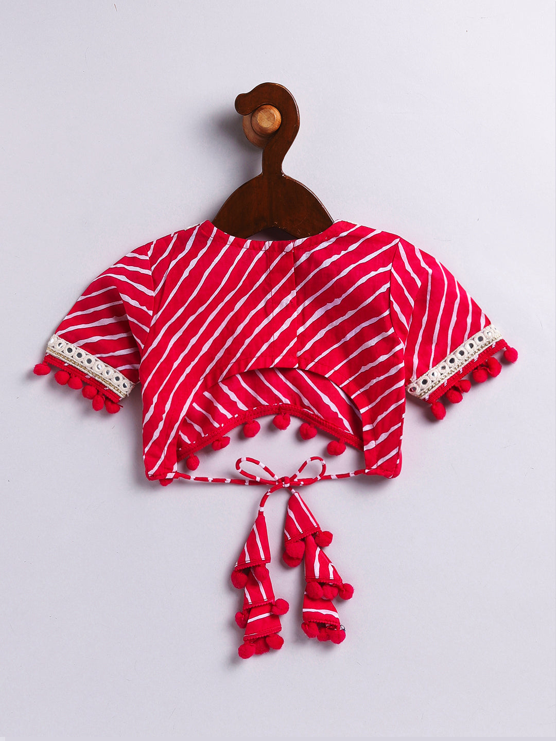 Girls Pink Lehenga Choli With Dupatta
