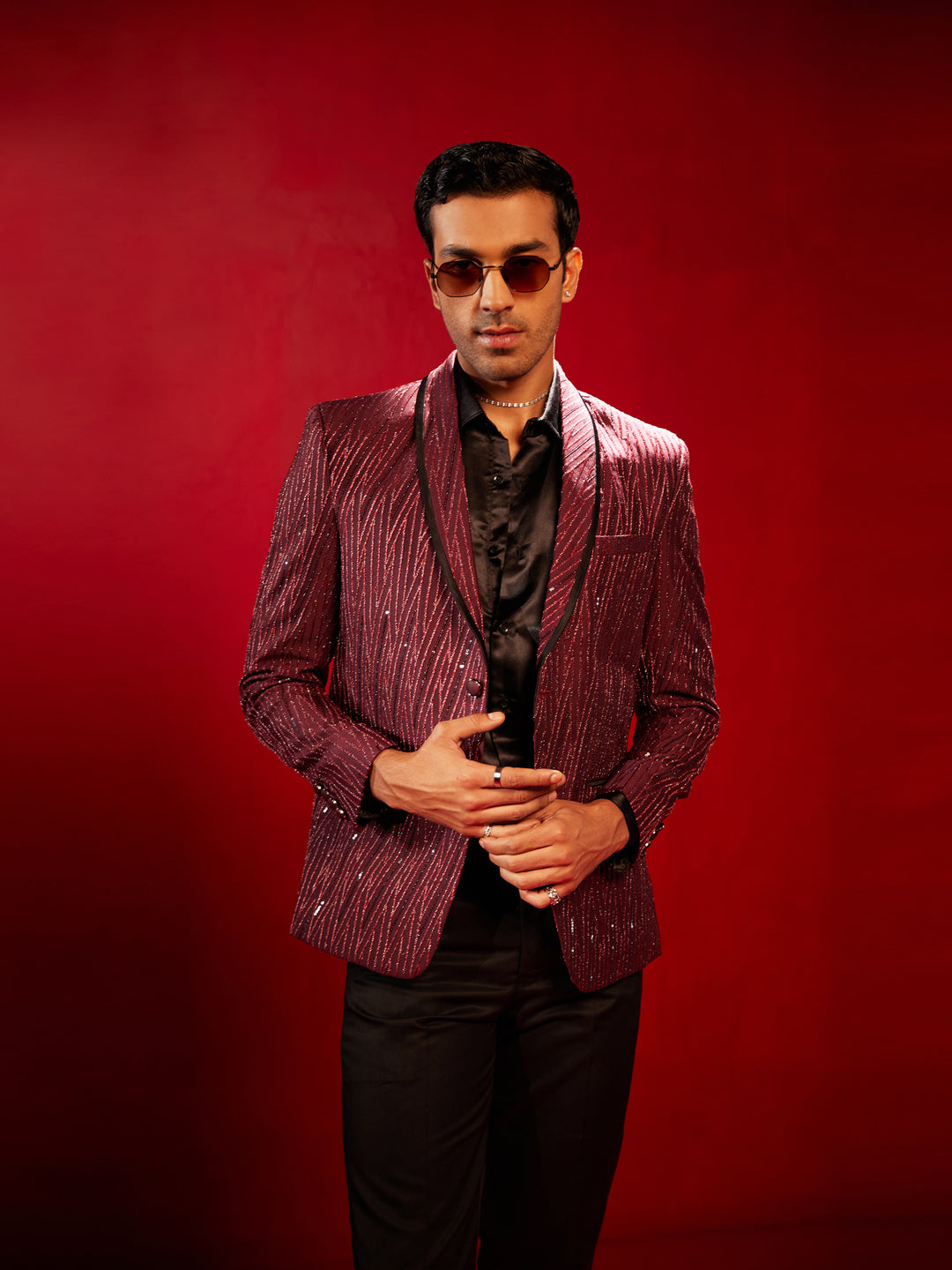 Blazer Party Wear Dress For Men Ethnic Blazers For Men Online - Main Image