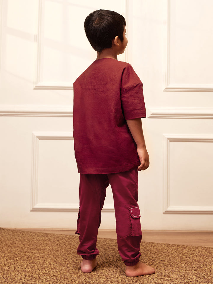 cotton yoga kurta for boys