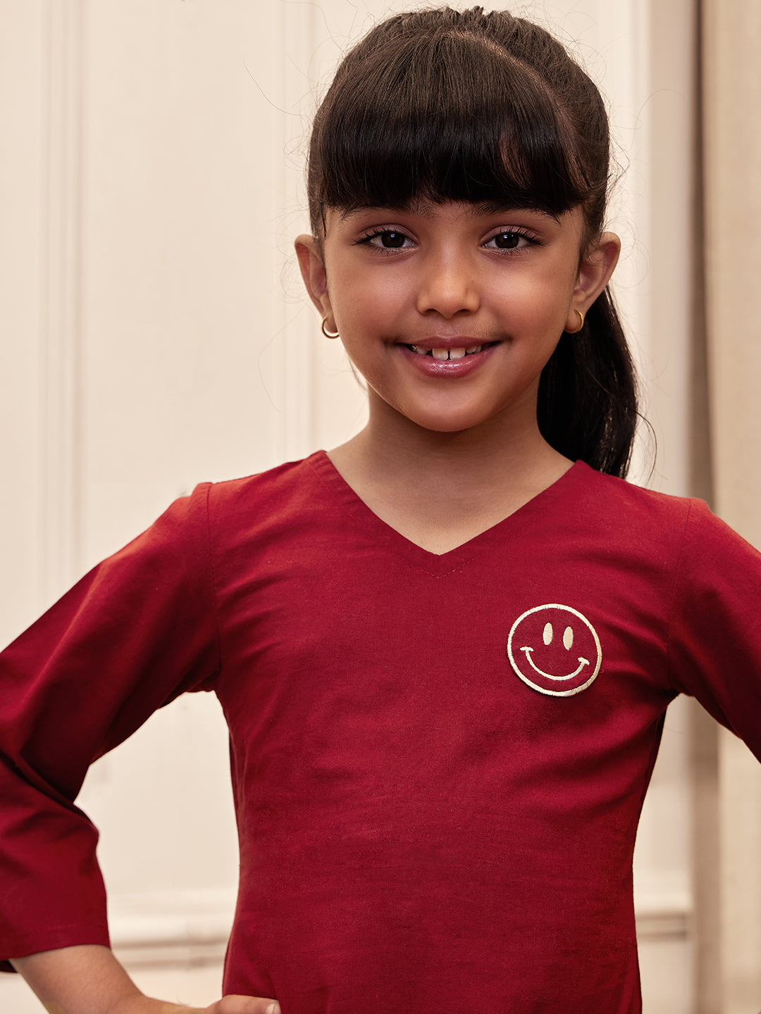 Girls Cotton Yoga Kurta