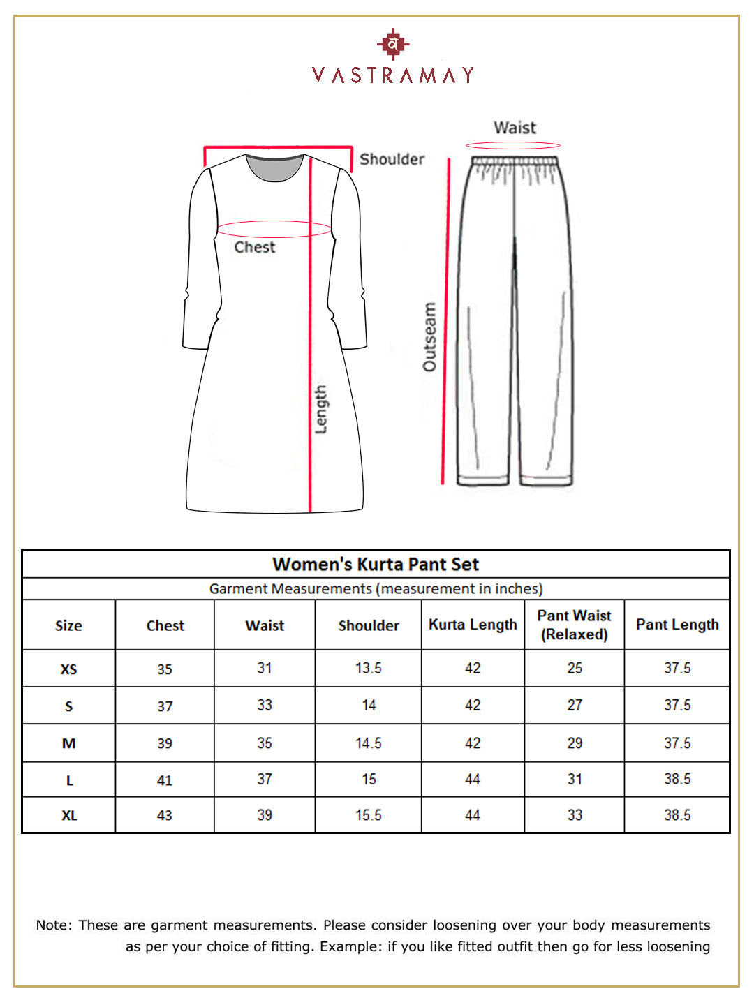 Women's Wine Kurta Set