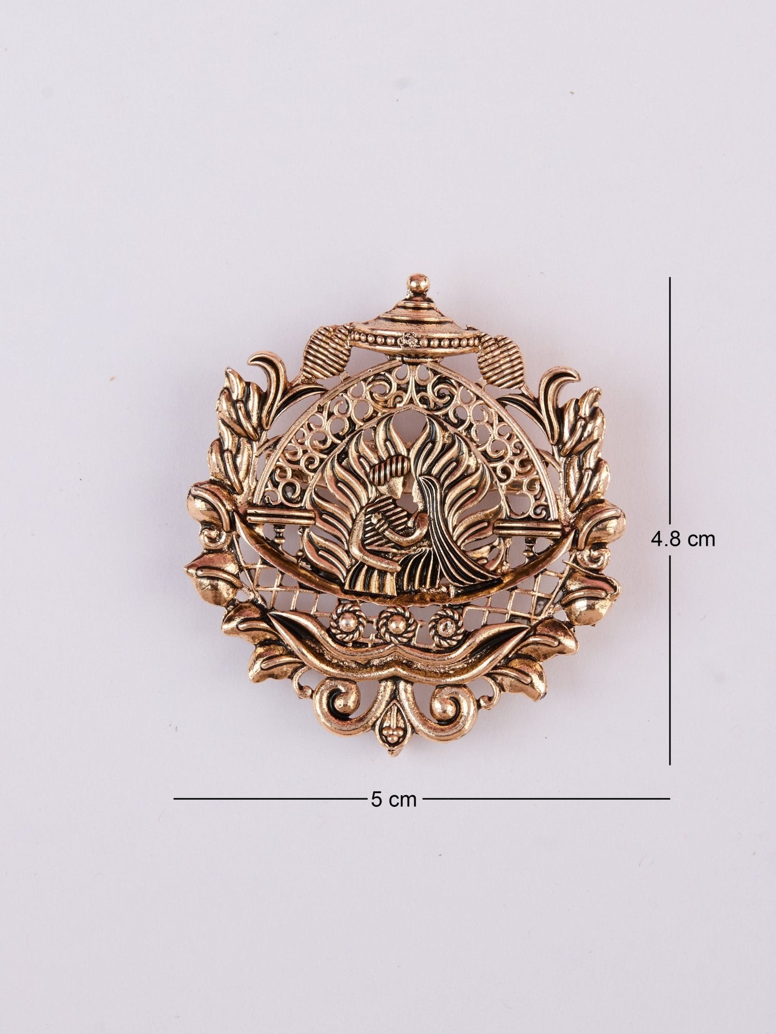Men's Gold-Toned Brooch