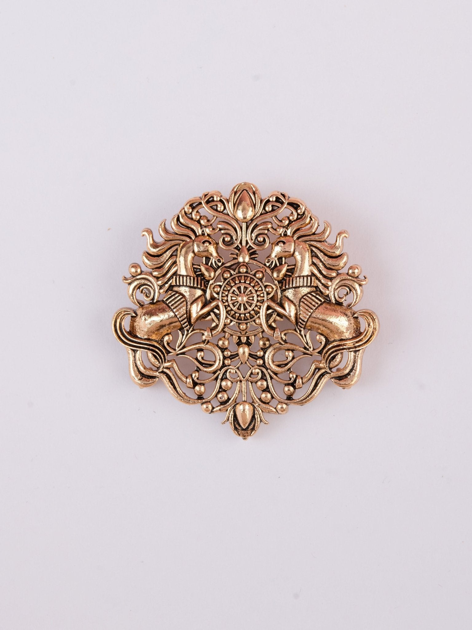 Men's Gold-Toned Brooch