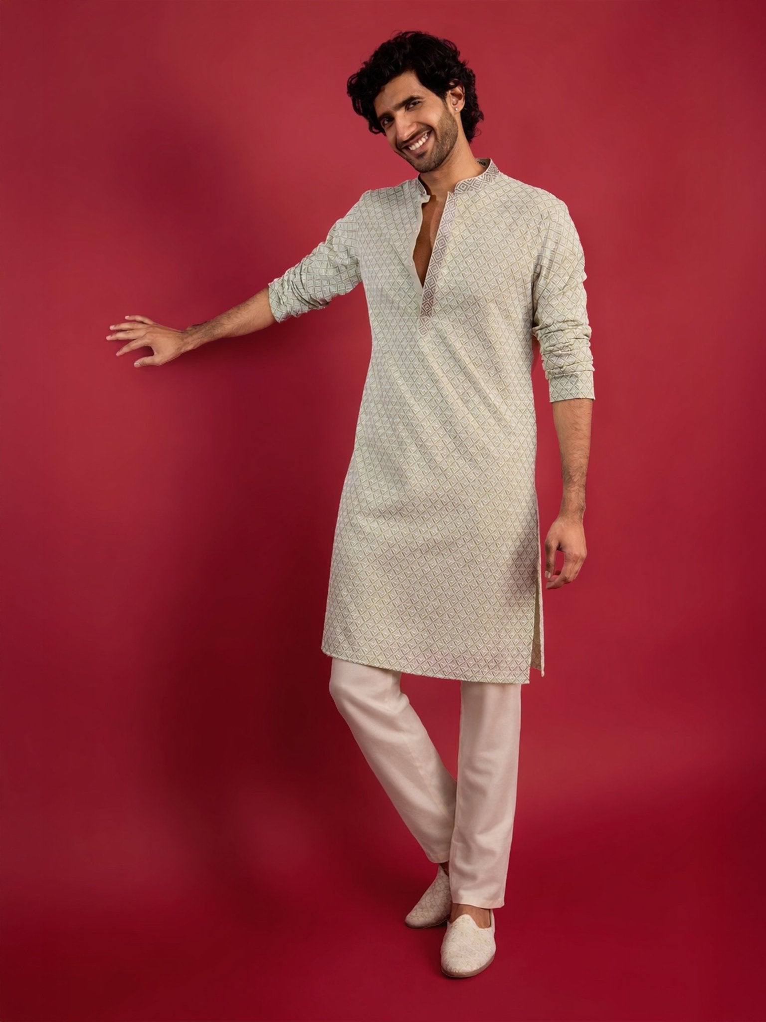plus size kurta for men