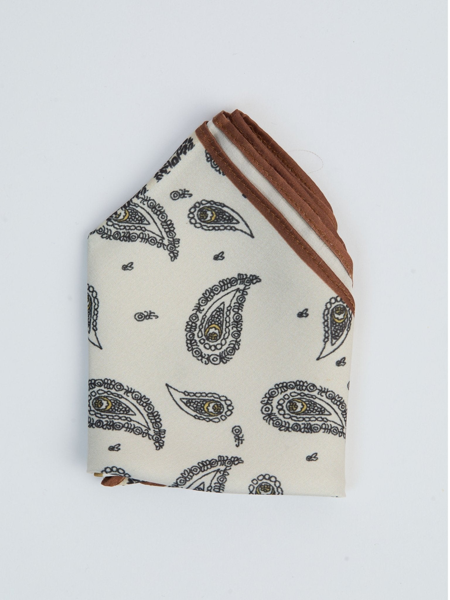 Men's Multicolour Printed Silk Pocket Square